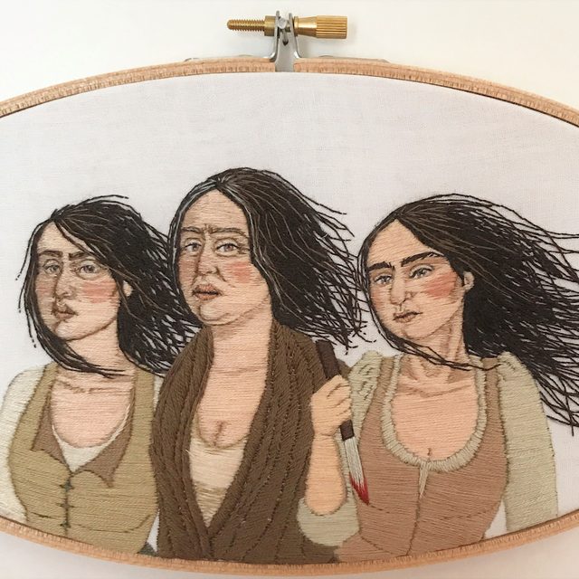 Embroidery by Alaina Varrone